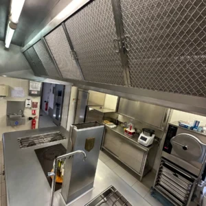 cuisine professionnelle en inox filtres métalliques